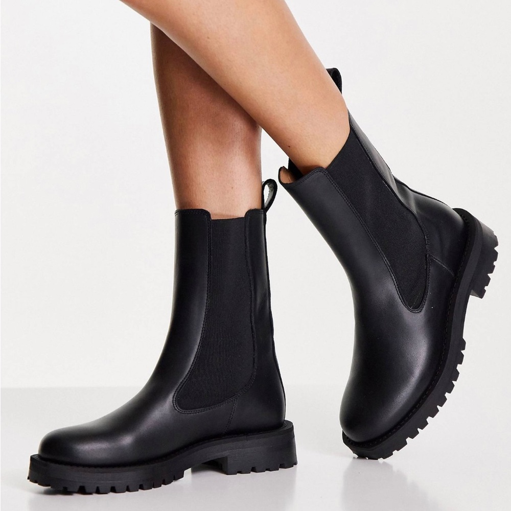 & other stories black leather boot